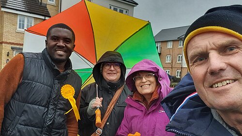 Group of Lib Dem campaigners